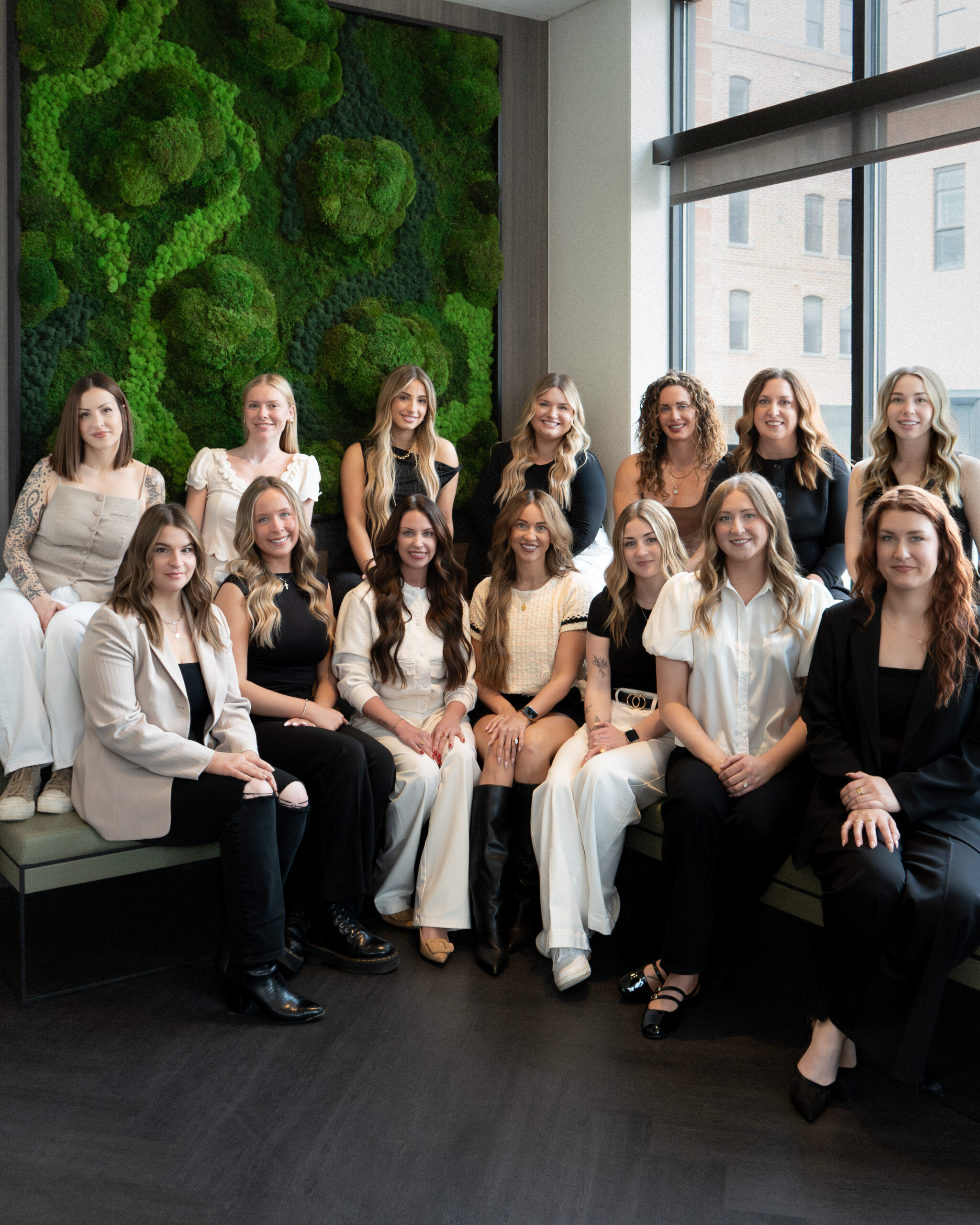 The RIAH•HAIR team together at the salon